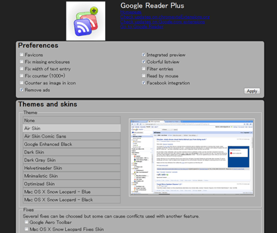 Google Reader Plus