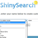 あなたの好きなテーマで検索窓付きスタートページを作れる「ShinySearch」
