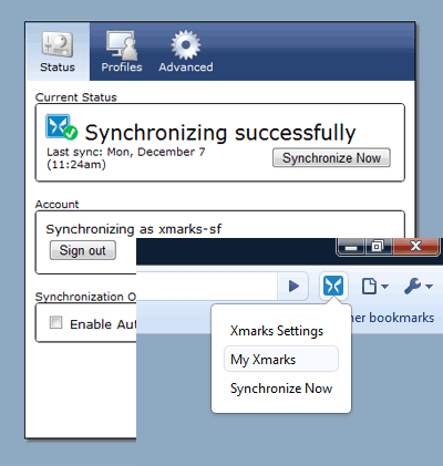 Xmarks Bookmark Sync