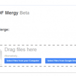 Googleドライブにある複数PDFも手軽に結合できる「PDF Mergy」