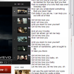 YouTubeの洋楽PVに歌詞を表示するブラウザアドオン「YouTube Lyrics」