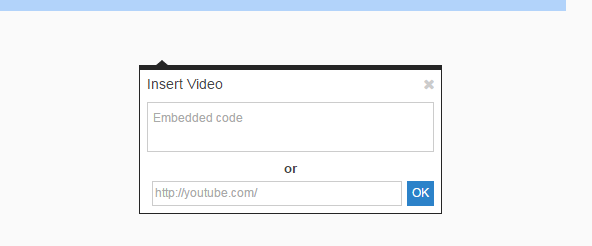 動画は埋め込みタグを貼り付けるか、YouTubeであればURLを貼り付けるだけで動画を設置できます。