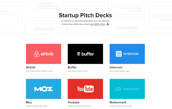 Startup Pitch Decks