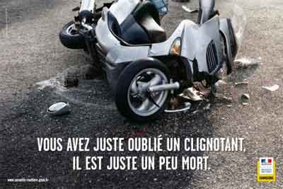 フランスの交通安全広告