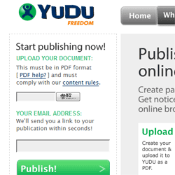 Yudu Freedom pdf publish